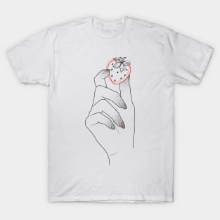 IN LOVING HANDS - strawberry T-Shirt